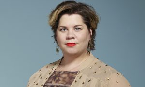 Katy Brand Welcomes Careful Drivers